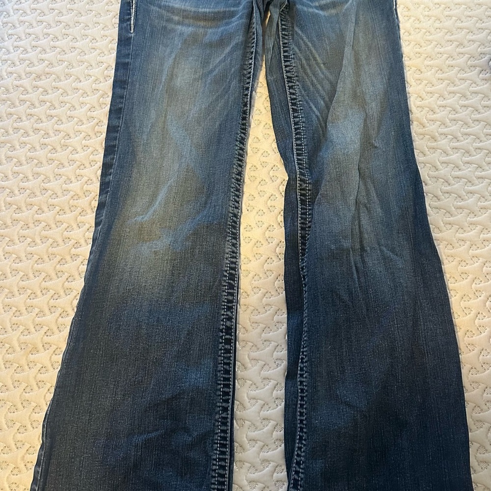 Ariat Medium Wash Flare Leg Denim Jeans